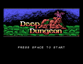 Deep Dungeon Adventure Title Screen
